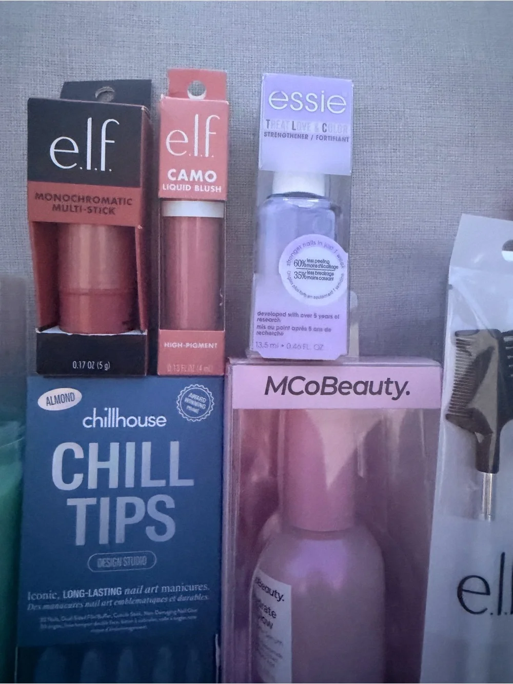 Huge Full Size Beauty Lot: MCoBeauty, elf, Essie, Chillhouse, Blake Brown FEKKAI